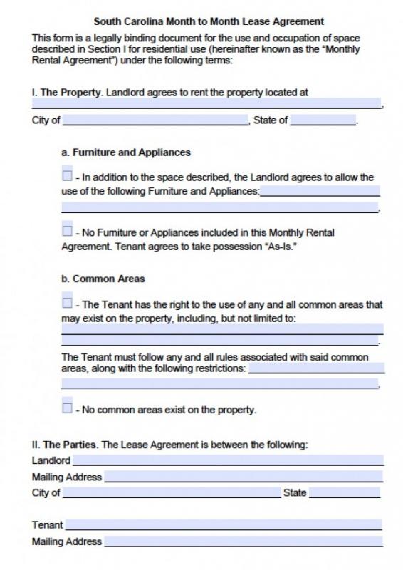 room rental lease agreement