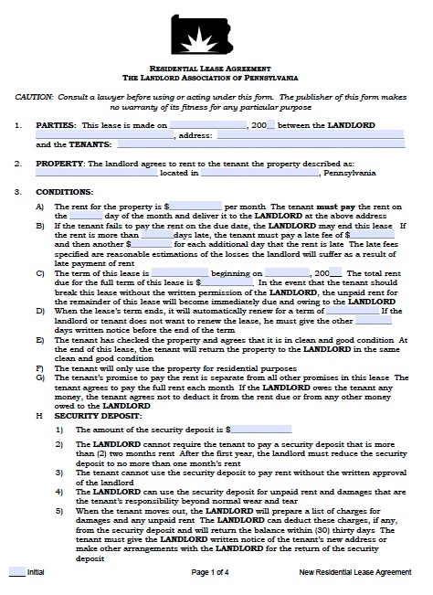 roommate agreement form