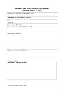 root cause analysis forms incident report template