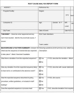 root cause analysis template root cause analysis template free