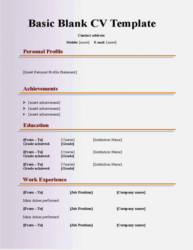 rubric template word