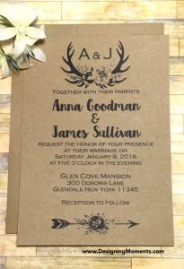 rustic wedding invites templates rustic country wedding invitation psd format