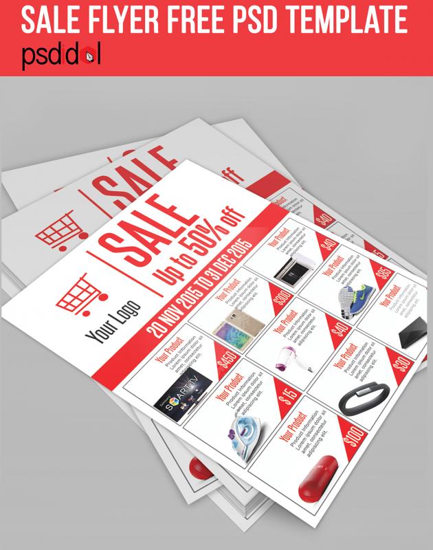 sale flyer template