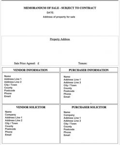 sale proposal template sales memo