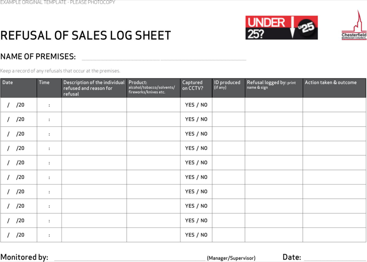Sale Sheet Example Template Business