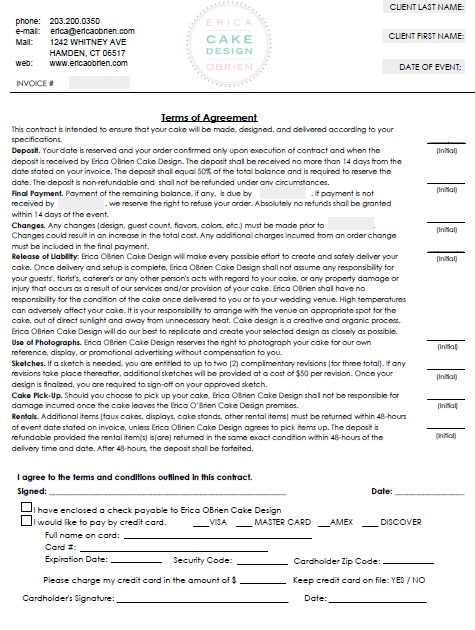 sales agreement sample