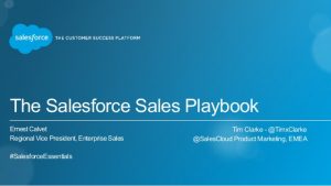 sales agreement template salesforce sales playbook session essentials dubai feb