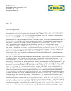 sales letters sample ikea recommendation letter