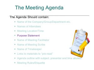 sales meeting agenda how to plan and lead a meeting for maximum results