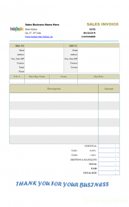 sales order format blank sales billing two tax long description printed