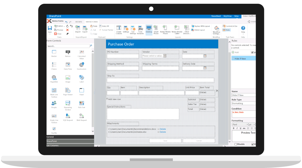 sales order forms