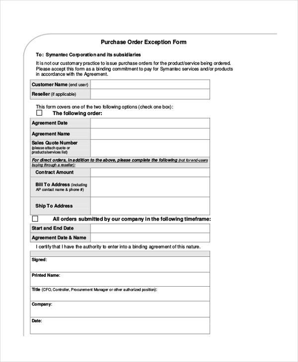 sales order forms