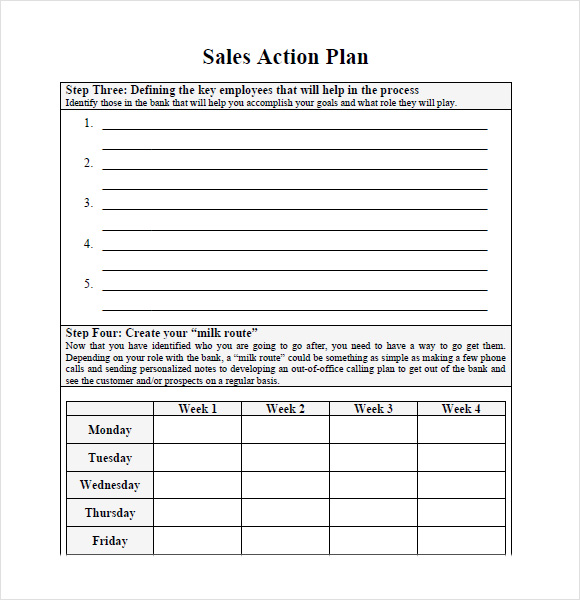 sales plan template