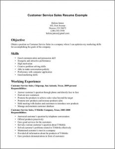 sales proposal templates customer service resume examples customer service sales resume example with skills in problem solving and working experience as customer service sales in company