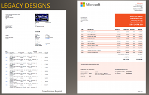 sales report templates design comparison