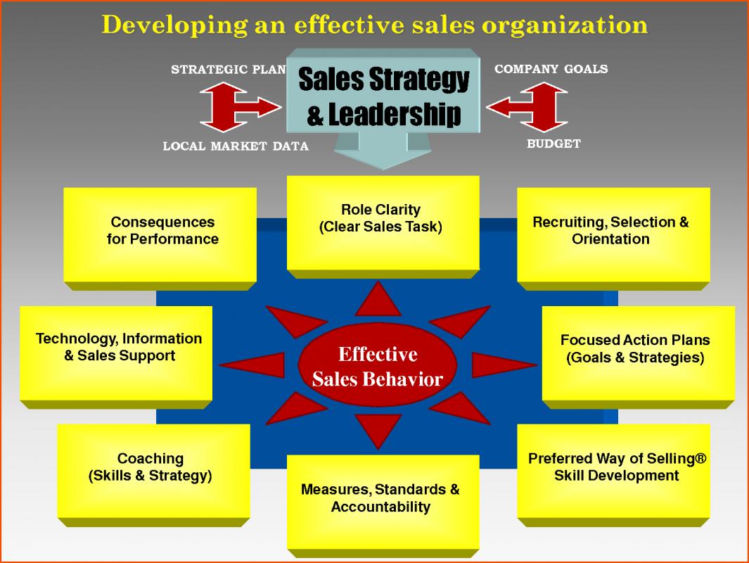 what is a sales strategy in a business plan