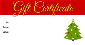 salon gift certificate template