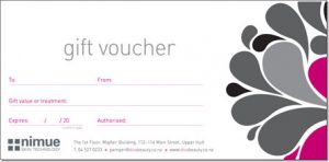 salon gift certificate template voucher