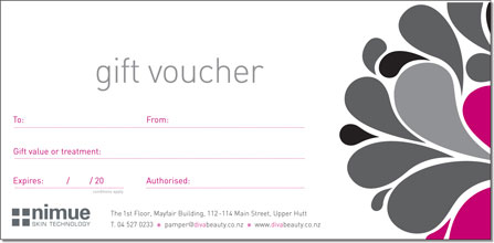 salon gift certificate template