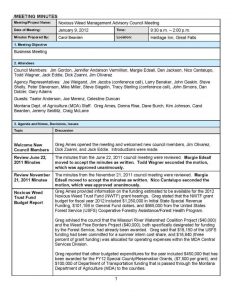 sample board meeting minutes example of project meeting minutes template page x