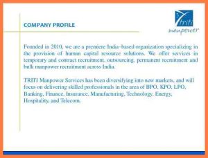 sample budget proposal recruitment agency company profile sample triti manpower proposal cb