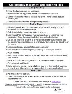 sample classroom management plan classroom management and teaching tips