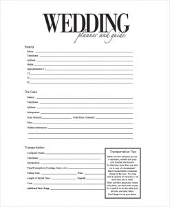 sample consultation agreement wedding event planner form