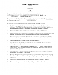 sample contract agreement sample contract agreement