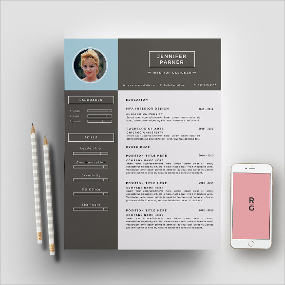 sample cv template