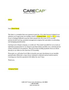 sample demand letter for payment of debt carecap day past due payment letter generic