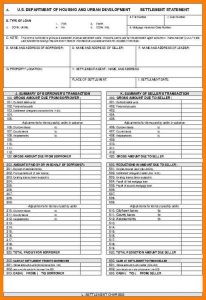 sample divorce paper hud closing statement hud