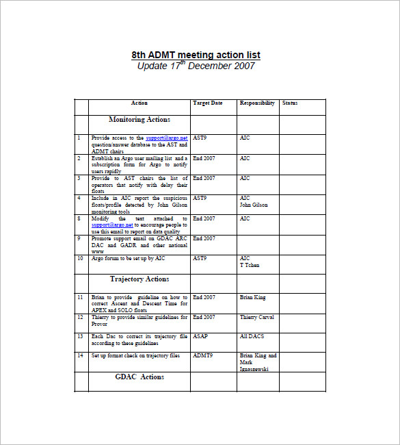 sample emergency action plan