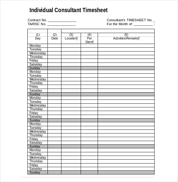 sample excel sheets