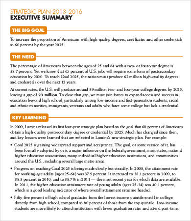 startup business plan executive summary example