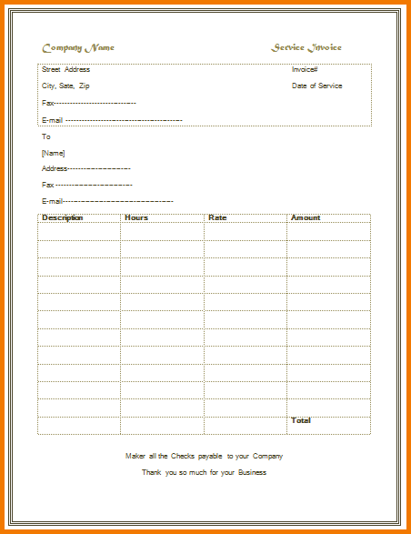 sample expense report