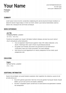 sample federal resume free resume templates template for a resume