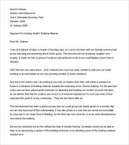 sample fundraising letter sample fundraising letter for church plant word format