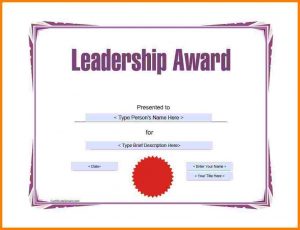 sample gift letter sample awards certificate award template