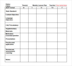 sample lesson plan for preschool weekly lesson plan template doc weekly lesson plan template doc azzpdq