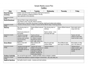 sample lesson plans