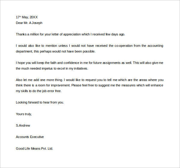 sample letter of employement