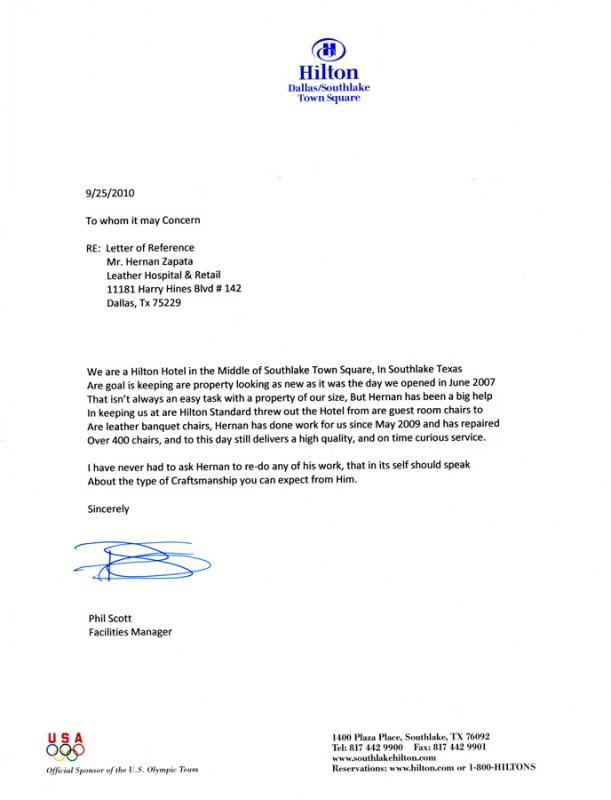 Sample Letter Of Recommendation For Immigration Residency Template