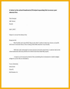 sample loan agreement application to headmaster sample a letter to the school headmaster for excusing absence fine cb