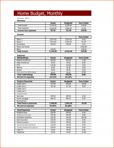 sample monthly budget sample monthly budget