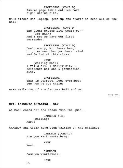 Sample Movie Script | Template Business