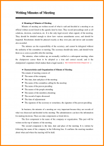 sample of minutes taken at a meeting how to write a meeting minutes writetheprinciplesofwritingminutes