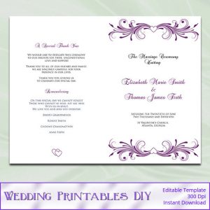 sample of wedding programs il xn ifq