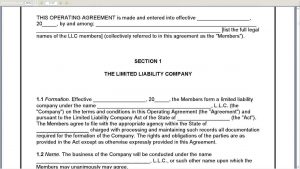 sample operating agreement maxresdefault