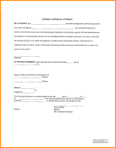 sample power of attorney form sample general power of attorney form free general power attorney form