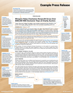 sample press release for event diagram press release example